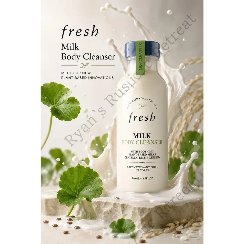 fresh - Milk Body Cleanser - 8.7 fl oz/260 mL - New Sealed Bottle - No Box
